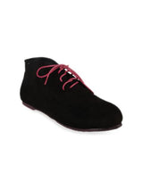 Scamanus Black Solid Casual Shoes