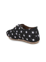 Scamanus Black Printed Casual Shoes